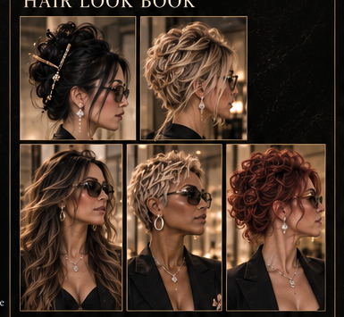 Karen Hair look book preview