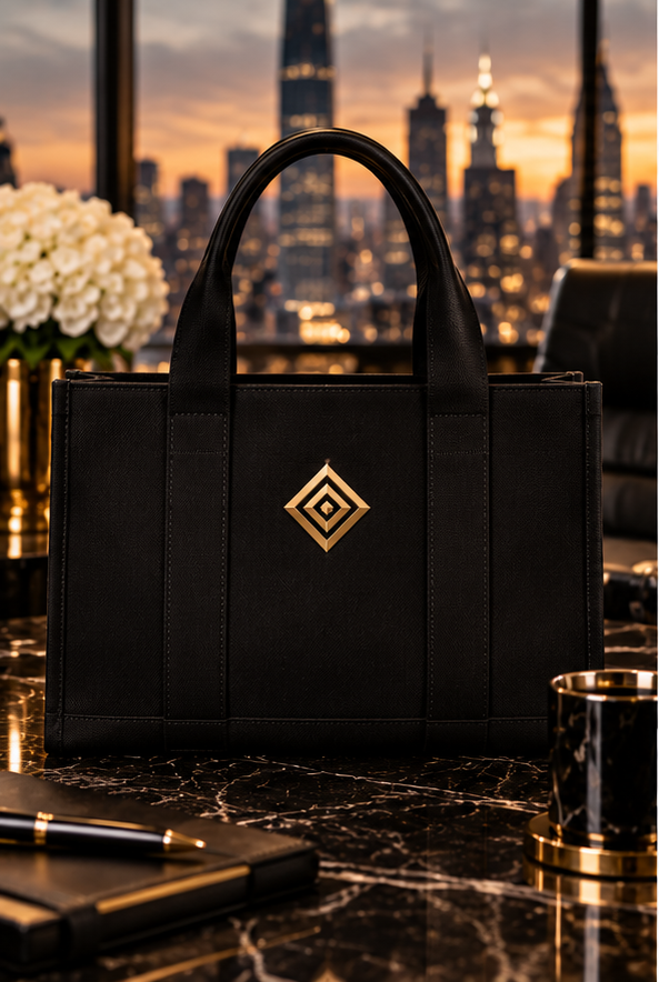 Karen.Center Tote -- front view